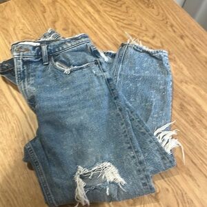 A&F size 8s Mom Jeans
